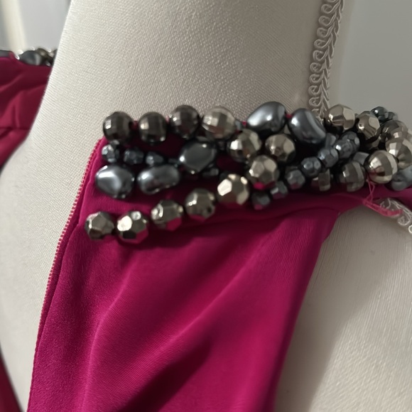 Fuchsia Color dress - Carmen Marc Valvo- size 12 - Picture 7 of 7